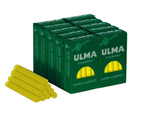 Ulma C-Kreide wgelb staubfrei 100 Stück (10x10)