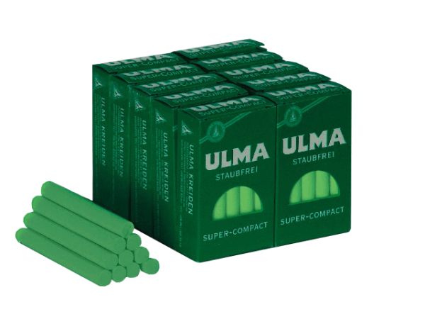 Ulma C-Kreide grün staubfrei 100 Stück (10x10)