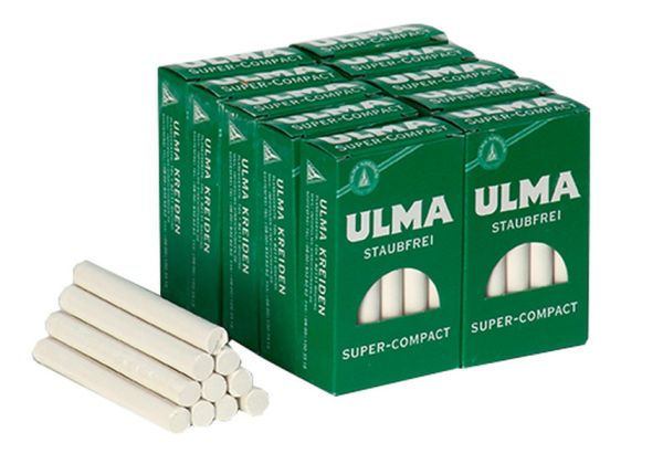 Ulma C-Kreide weiß staubfrei 100 Stück (10x10)