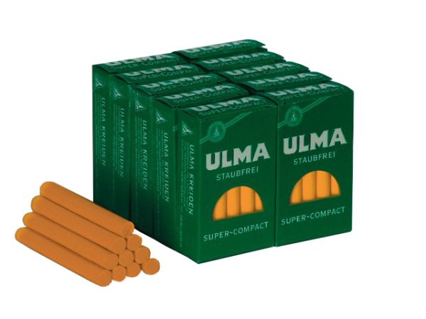 Ulma C-Kreide orange staubfrei 100 Stück (10x10)